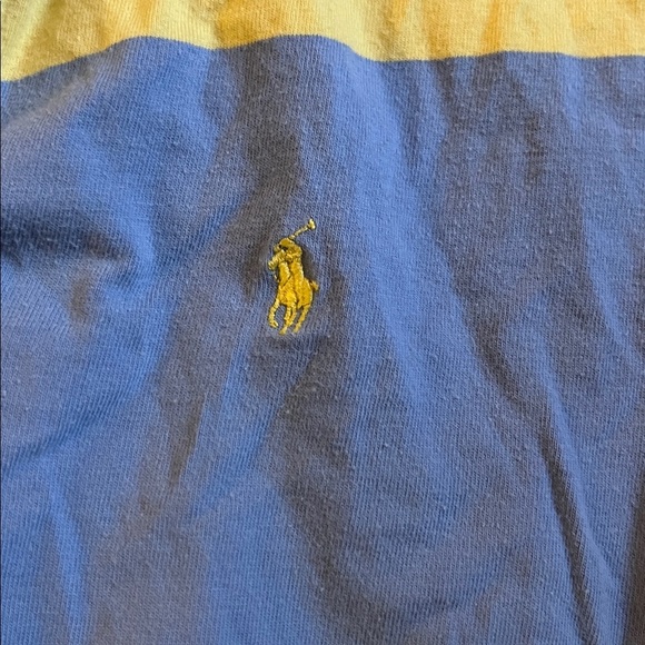 Ralph Lauren Yellow and White Polo Shirt - Picture 4 of 4